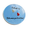 Plaque funéraire ballons-coeurs 6 Plaquedeces.fr